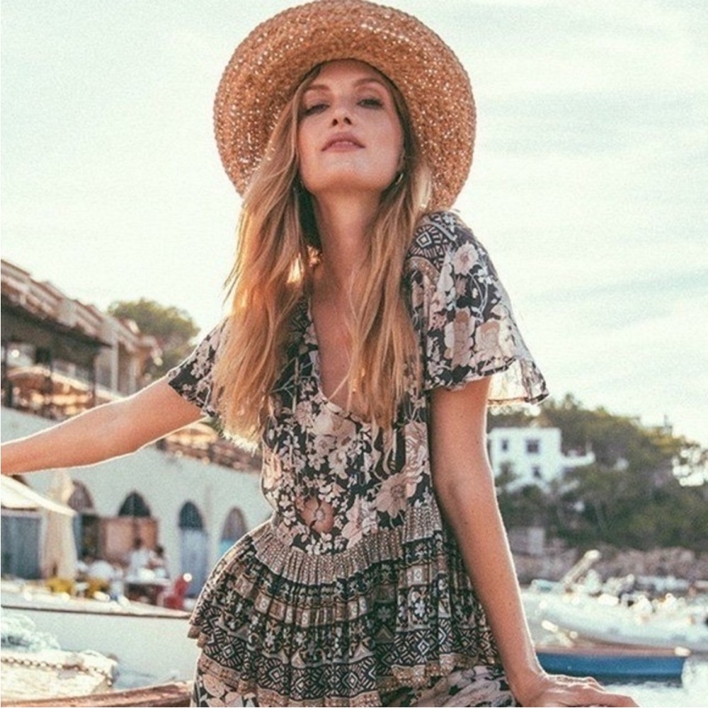 Spell & The Gypsy Collective Amethyst Blouse in Nightfall Size XS Horse Floral